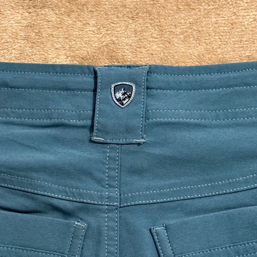 Kuhl Womens Teal Blue Hiking Shorts Size 2 Outdoor Activewear RN 108846